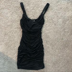 Black cocktail dress